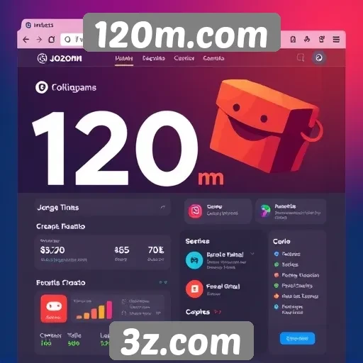 Análise da interface do usuário no 120m.com